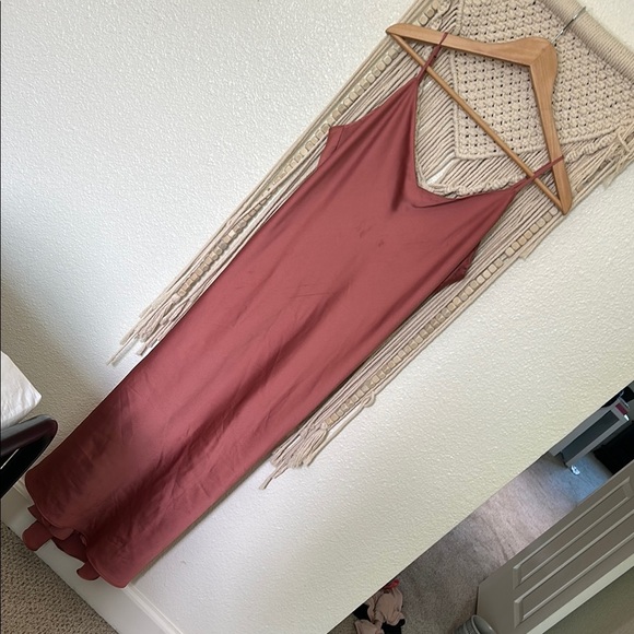 Abercrombie and Fitch - Elegant Rust Slip Dress L - Picture 1 of 6